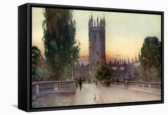 Magdalen Bell Tower, Oxford, Oxfordshire, 1924-1926-George F Nicholls-Framed Stretched Canvas