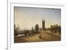 Magdalen Bridge, Oxford, 1859-J. M. W. Turner-Framed Giclee Print