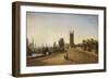 Magdalen Bridge, Oxford, 1859-J. M. W. Turner-Framed Giclee Print