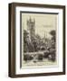 Magdalen Bridge, Oxford, the Widening of Which Has Been Proposed-Henry William Brewer-Framed Giclee Print