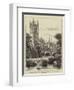 Magdalen Bridge, Oxford, the Widening of Which Has Been Proposed-Henry William Brewer-Framed Giclee Print