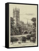 Magdalen Bridge, Oxford, the Widening of Which Has Been Proposed-Henry William Brewer-Framed Stretched Canvas