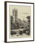 Magdalen Bridge, Oxford, the Widening of Which Has Been Proposed-Henry William Brewer-Framed Giclee Print