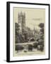 Magdalen Bridge, Oxford, the Widening of Which Has Been Proposed-Henry William Brewer-Framed Giclee Print