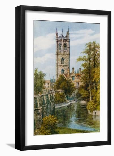 Magdalen College and River, Oxford-Alfred Robert Quinton-Framed Giclee Print