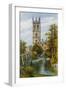 Magdalen College and River, Oxford-Alfred Robert Quinton-Framed Giclee Print