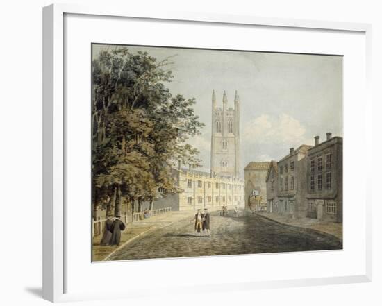 Magdalen College and the Eastern End of the High Street-Robert Revd Nixon-Framed Giclee Print