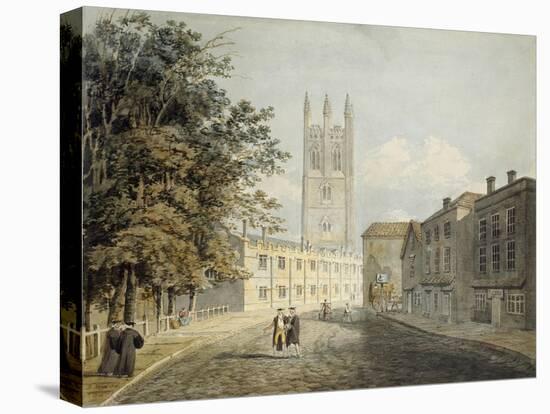Magdalen College and the Eastern End of the High Street-Robert Revd Nixon-Stretched Canvas
