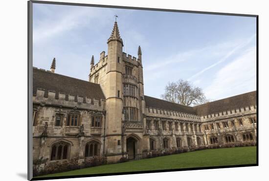 Magdalen College Cloister, Oxford, Oxfordshire, England, United Kingdom, Europe-Charlie Harding-Mounted Photographic Print