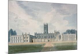 Magdalen College, Oxford, 1804-John Buckler-Mounted Giclee Print