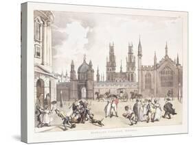 Magdalen College, Oxford, 1809-1811-Thomas Rowlandson-Stretched Canvas