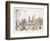 Magdalen College, Oxford, 1809-1811-Thomas Rowlandson-Framed Giclee Print