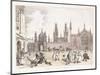 Magdalen College, Oxford, 1809-1811-Thomas Rowlandson-Mounted Giclee Print