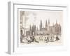 Magdalen College, Oxford, 1809-1811-Thomas Rowlandson-Framed Giclee Print