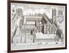 Magdalen College, Oxford, from "Oxonia Illustrata," Published 1675-David Loggan-Framed Giclee Print