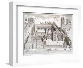 Magdalen College, Oxford, from "Oxonia Illustrata," Published 1675-David Loggan-Framed Giclee Print