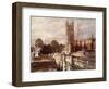 Magdalen Tower and Bridge, 1903-John Fulleylove-Framed Giclee Print