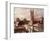 Magdalen Tower and Bridge, 1903-John Fulleylove-Framed Giclee Print