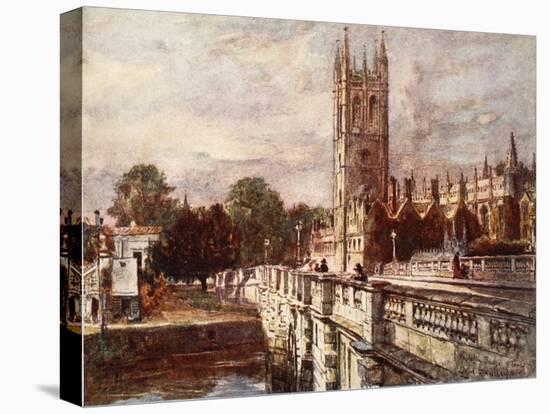 Magdalen Tower and Bridge, 1903-John Fulleylove-Stretched Canvas