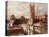 Magdalen Tower and Bridge, 1903-John Fulleylove-Stretched Canvas