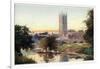 Magdalen Tower and Bridge-William Matthison-Framed Giclee Print