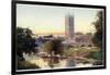 Magdalen Tower and Bridge-William Matthison-Framed Giclee Print