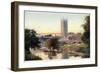 Magdalen Tower and Bridge-William Matthison-Framed Premium Giclee Print