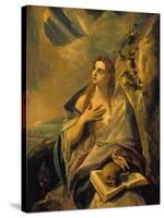 Magdalena Atoning for Her Sins, about 1580-El Greco-Stretched Canvas