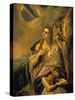 Magdalena Atoning for Her Sins, about 1580-El Greco-Stretched Canvas