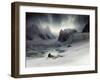 Magdalena Bay, Aurora Borealis Effect by Francois Auguste Biard-null-Framed Giclee Print