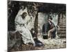 Magdalene at the Feet of Jesus-James Tissot-Mounted Giclee Print