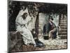 Magdalene at the Feet of Jesus-James Tissot-Mounted Giclee Print