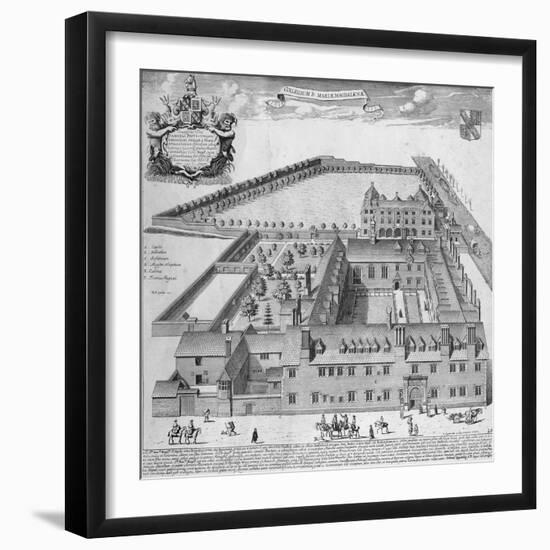 Magdalene College, Cambridge-David Loggan-Framed Giclee Print