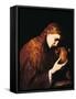 Magdalene in Meditation-Spagnoletto-Framed Stretched Canvas