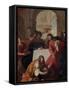 Magdalene in the House of Simon the Pharisee-Giuseppe Tortelli-Framed Stretched Canvas