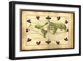 Magellan's Route, 16th Century-Science Source-Framed Giclee Print