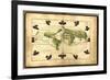 Magellan's Route, 16th Century-Science Source-Framed Giclee Print