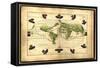 Magellan's Route, 16th Century-Science Source-Framed Stretched Canvas