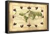 Magellan's Route, 16th Century-Science Source-Framed Stretched Canvas