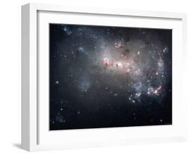 Magellanic Dwarf Irregular Galaxy NGC 4449 in the Constellation Canes Venatici-Stocktrek Images-Framed Premium Photographic Print