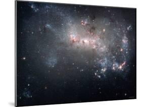 Magellanic Dwarf Irregular Galaxy NGC 4449 in the Constellation Canes Venatici-Stocktrek Images-Mounted Premium Photographic Print