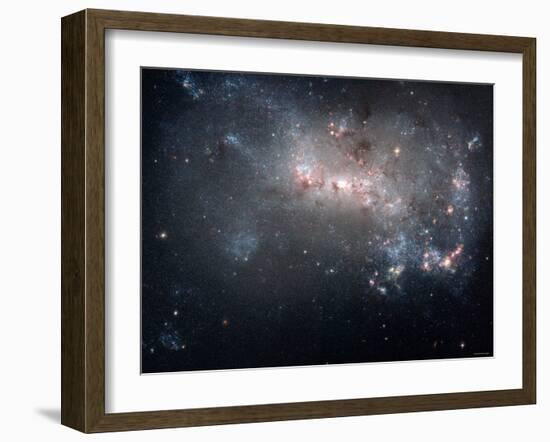 Magellanic Dwarf Irregular Galaxy NGC 4449 in the Constellation Canes Venatici-Stocktrek Images-Framed Photographic Print