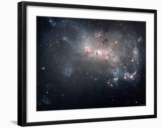 Magellanic Dwarf Irregular Galaxy NGC 4449 in the Constellation Canes Venatici-Stocktrek Images-Framed Photographic Print