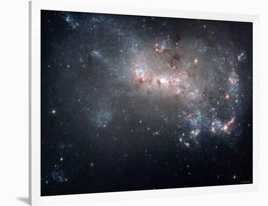 Magellanic Dwarf Irregular Galaxy NGC 4449 in the Constellation Canes Venatici-Stocktrek Images-Framed Photographic Print