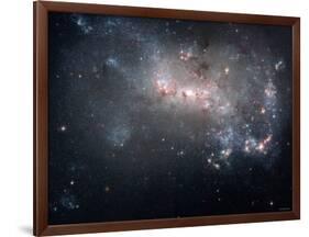 Magellanic Dwarf Irregular Galaxy NGC 4449 in the Constellation Canes Venatici-Stocktrek Images-Framed Photographic Print