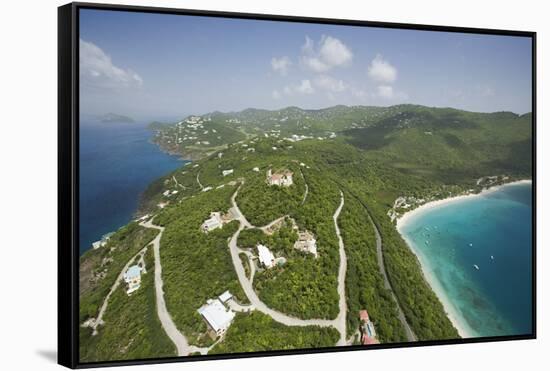 Magens Bay at St. Thomas in U.S. Virgin Islands-Macduff Everton-Framed Stretched Canvas