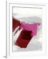 Magenta Abstract II-Sisa Jasper-Framed Art Print