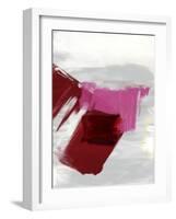 Magenta Abstract II-Sisa Jasper-Framed Art Print