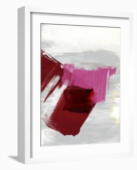 Magenta Abstract II-Sisa Jasper-Framed Art Print