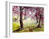 Magenta Blossoms-Mary Smith-Framed Giclee Print